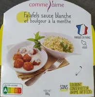 Falafels sauce Blanche et boulgour  a la menthe