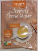 Entremet crème brulée
