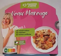 Veau Marengo et pommes de terre
