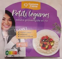 Petits legumes sauce provençale et riz