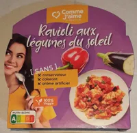 Ravioli aux légumes du soleil