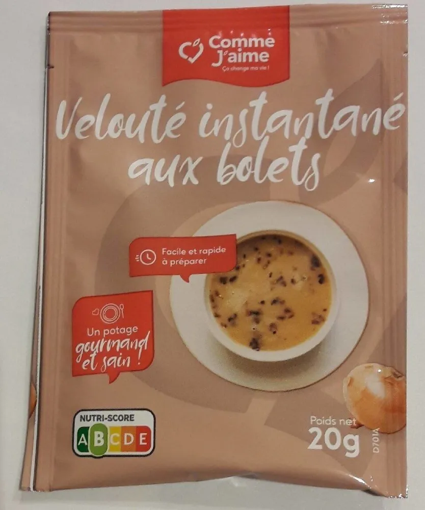 Velouté aux bolets