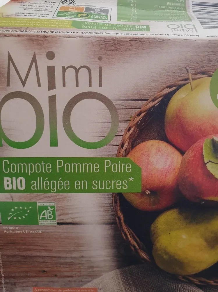 Compote pomme poire