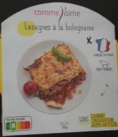 Lasagnes à la Bolognaise