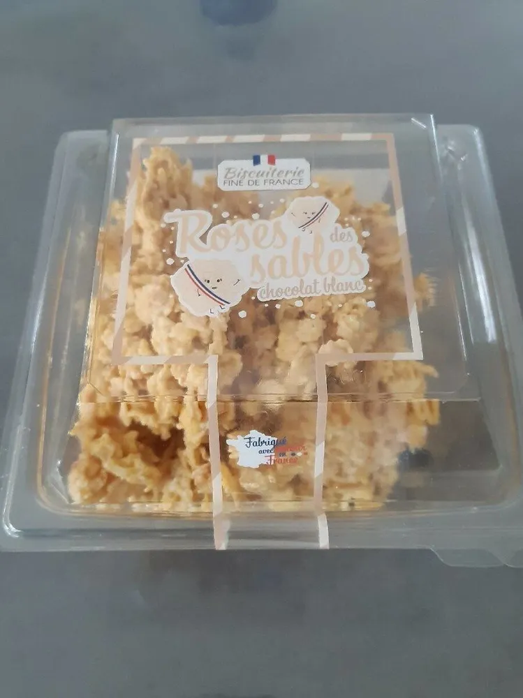 Roses des sables chocolat blanc