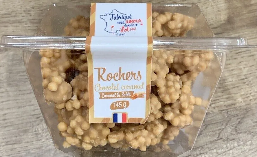 Rochers chocolat caramel