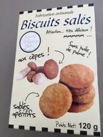 Biscuits sales aux cepes