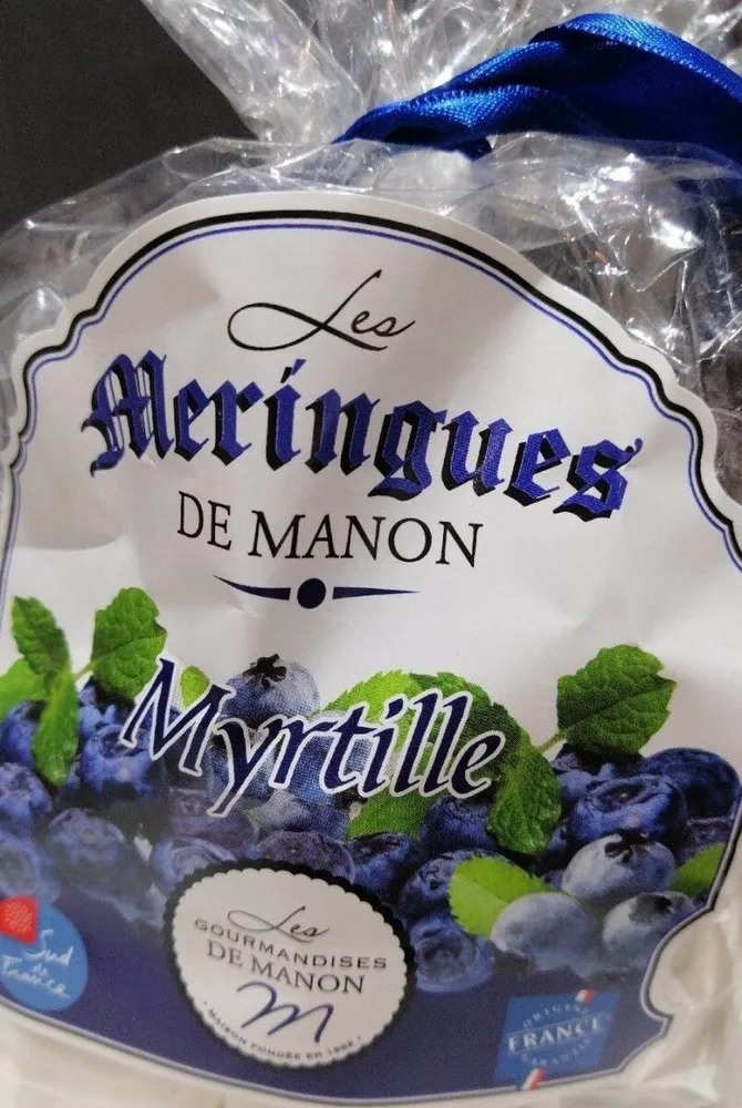 Les meringues de manon à la myrtille