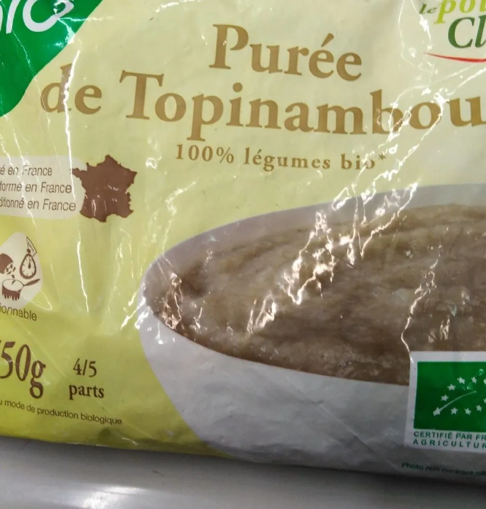 Purée de topinambour