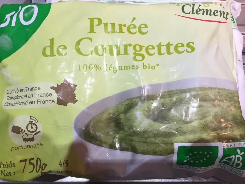 Puree de courgettes