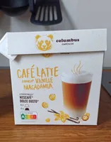 Caffé latte saveur vanille macadamia