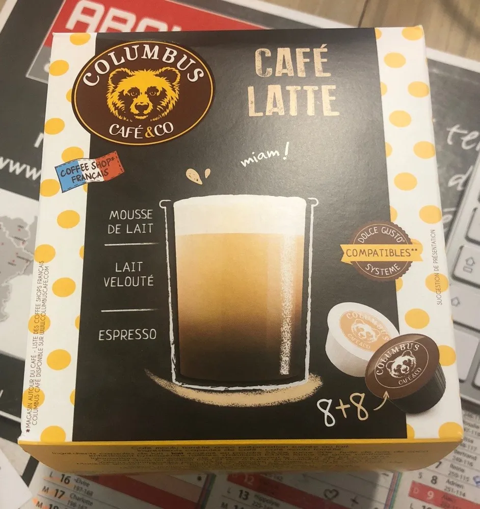 Capsules caffe latte