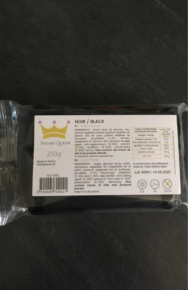 Pate a sucre noir