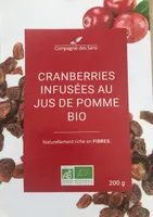 Cranberries infusées au jus de pomme bio