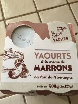 Yaourts Marrons Au Lait Montagne