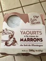 Yaourts Marrons Au Lait Montagne