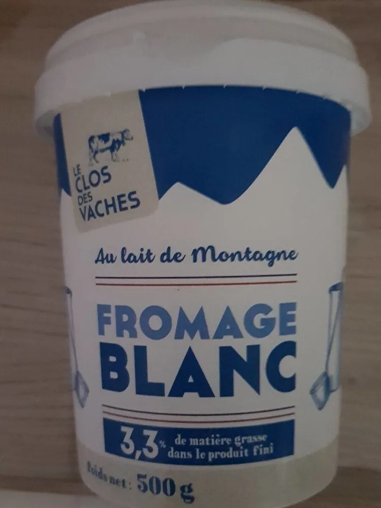 Fromage blanc au lait de Montagne