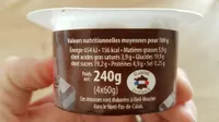 Mousse chocolat noir