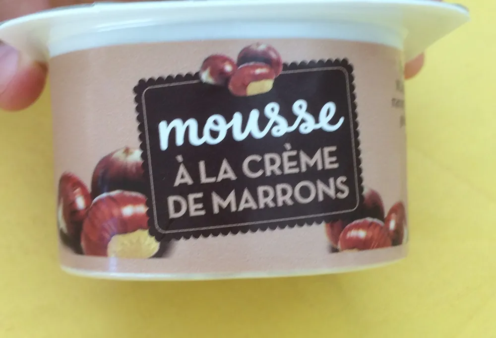 Mousse a la crème de marrons