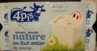Yaourts Brassés Nature au Lait Entier