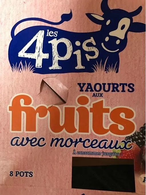 Yourts Aux Fruits Avec Morceaux