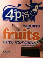 Yourts Aux Fruits Avec Morceaux