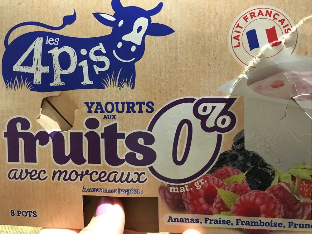 Yaourt aux Fruits 0%