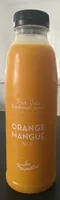 Pur jus fraîchement pressé orange mangue