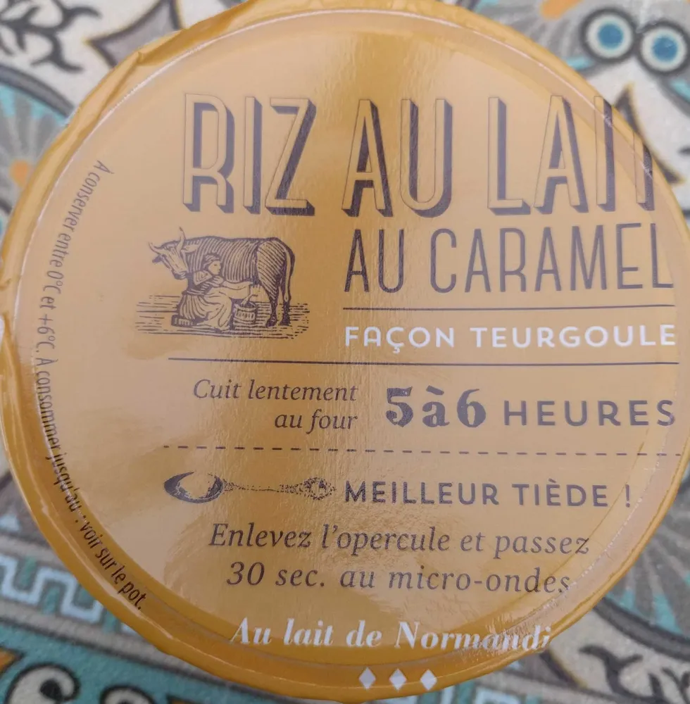Riz au lait au caramel