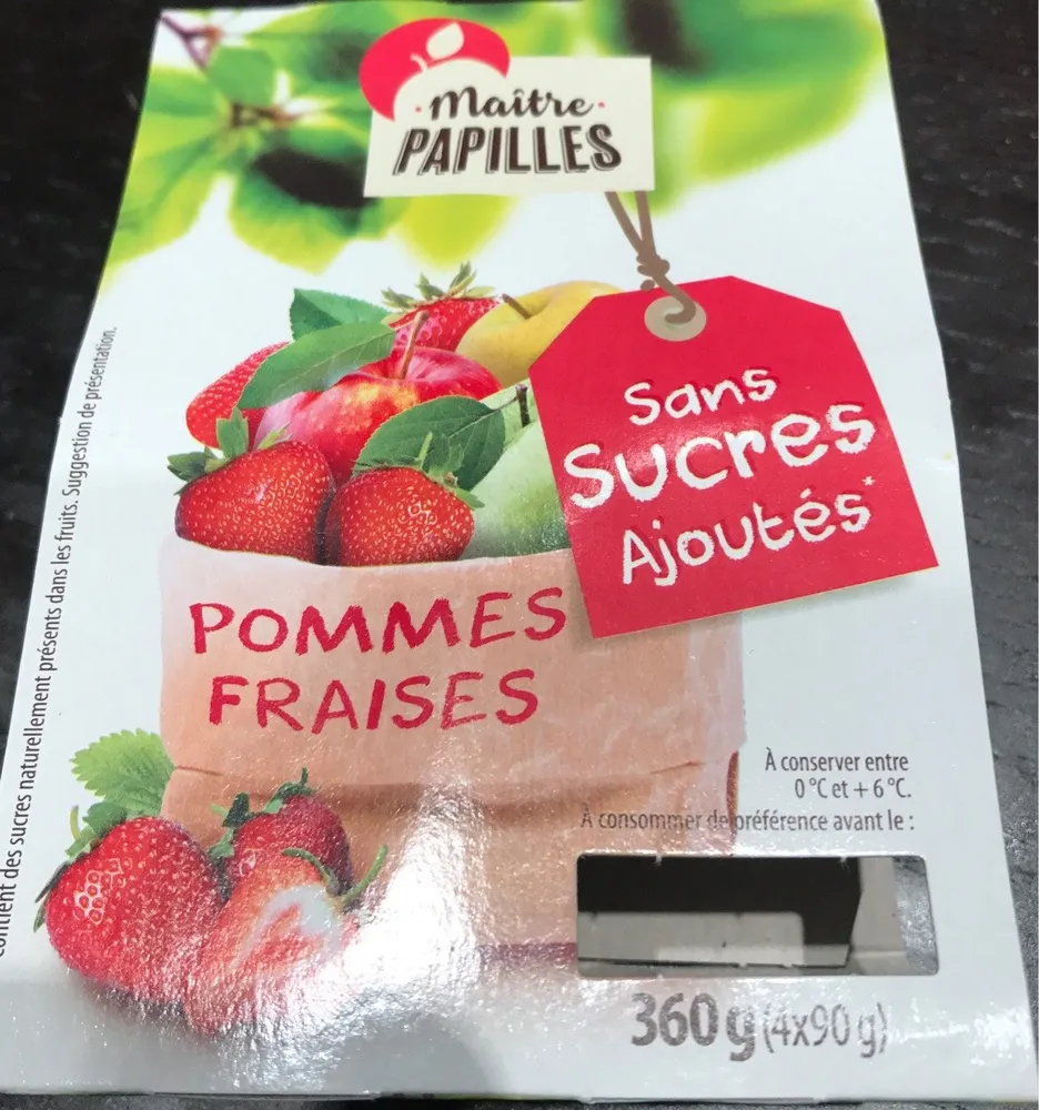 Compote pommes fraises