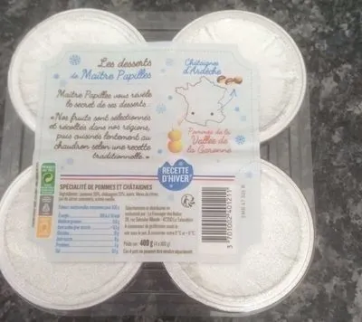 Les desserts de Chataignes d'Ardèche
