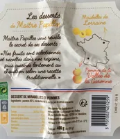 Dessert de mirabelle et pommes