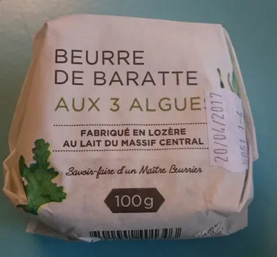 Beurre de Baratte aux 3 Algues