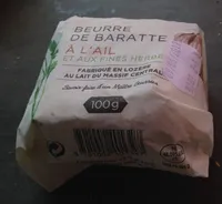 Beurre de Baratte a l'Ail et aux Fines Herbes