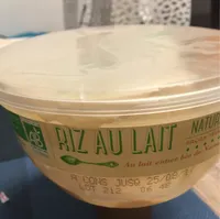 Riz au Lait Nature Façon Teurgoule