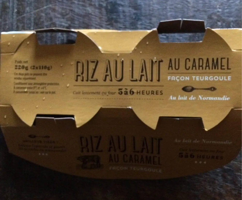 Riz au lait au caramel