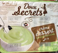 Doux secrets - Crème dessert saveur pistache