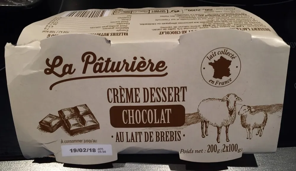 Crème dessert chocolat