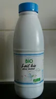 Lait bio demi-écrémé