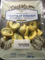 Tortelloni ricotta epinards