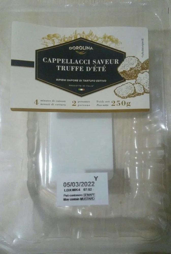 Cappellacci saveur truffe d'été