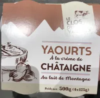 Yaourt à la crème de châtaigne