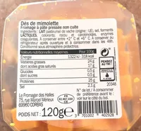 Mimolette en cubes