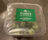 Cubes de fromage au basilic