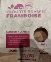 Yaourts brassés framboise