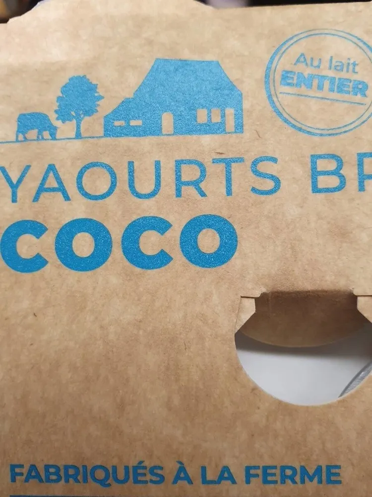 Yaourt brassé coco