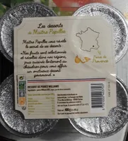 Dessert poires williams