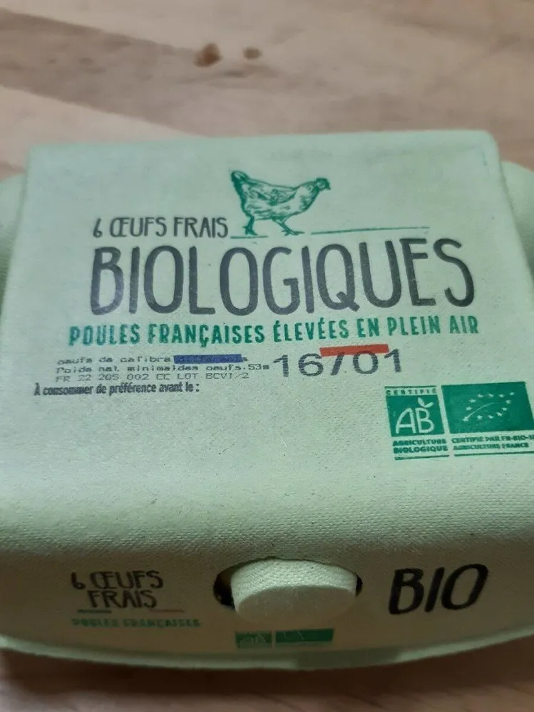 Oeufs Biologiques