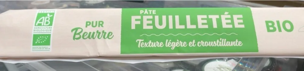 Pâte feuilletée Bio