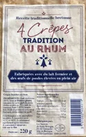 Crèpes tradition au rhum
